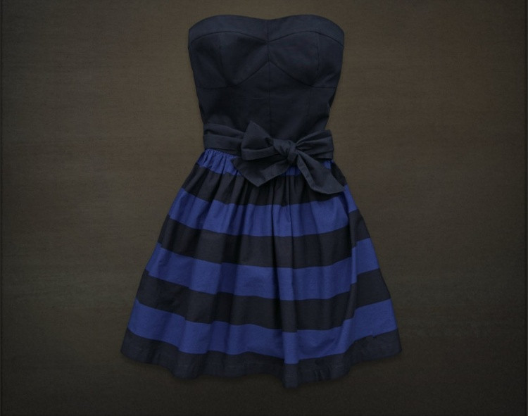 Abercrombie Fitch Mujeres Tejer Patinador Vestido AF8757